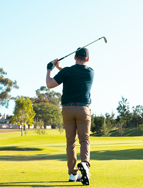 Draussen golfen