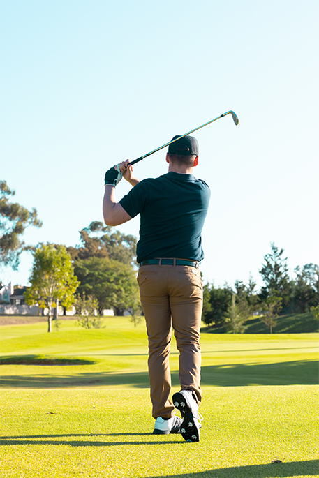 Draussen golfen