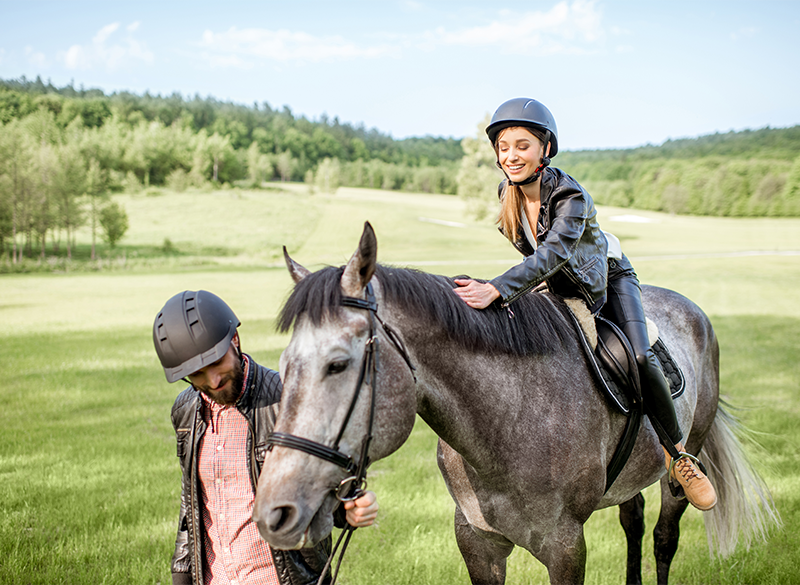 Draussen reiten