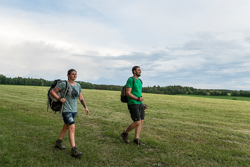 Draussen wandern